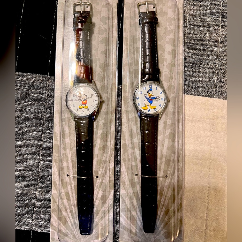 2 Disney Watches. Mickey & Donald Duck